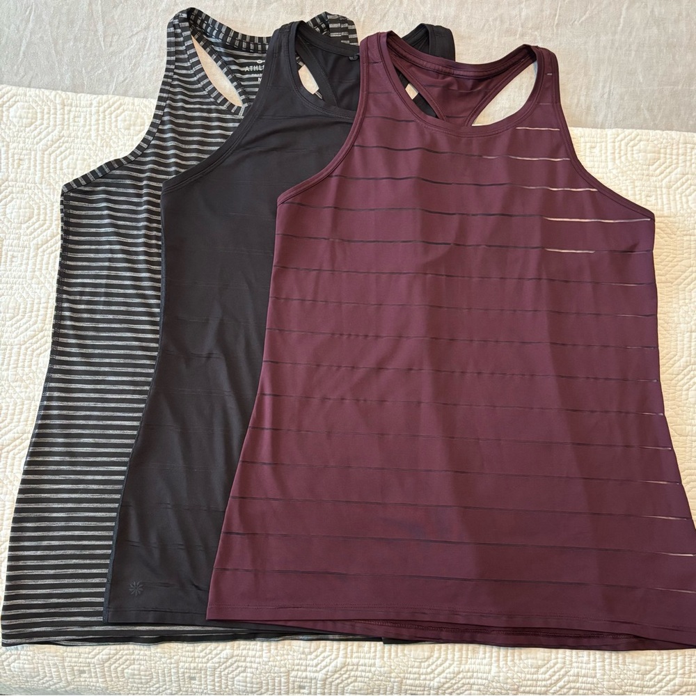 Athleta Chi Tanks (Set of 3)